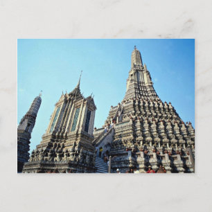 Thailändischer Tempel in Bangkok, Thailand Postkarte