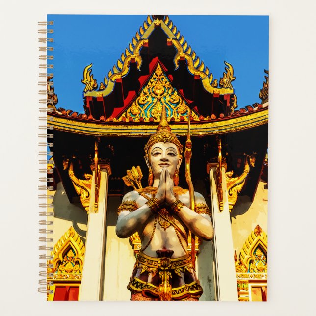 Thailändischer Tempel und Buddha 1102 Planer (Vorderseite)