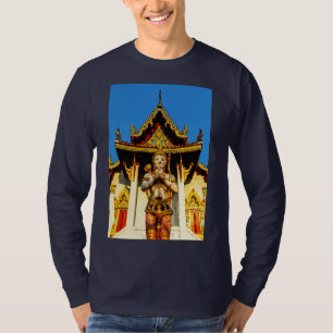 Thailändischer Tempel und Buddha 1102 T-Shirt