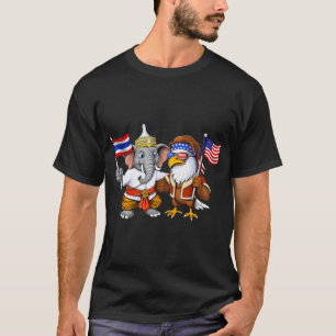 Thailändisches amerikanisches Erbe T-Shirt