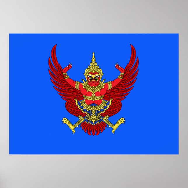 thailändisches Emblem Poster (Vorne)