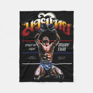 Thailändisches Original Muay Thai Kickboxen  Fleecedecke