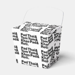 Thailändisches Street Food Geschenkschachtel