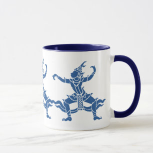 Thailändisches Tänzer ⚠ Thailand-Zeichen ⚠ Tasse