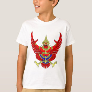 THAILÄNDISCHES THAILAND-WAPPEN EMBLEM-FLAGGE T-Shirt
