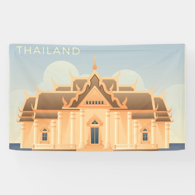 Thailands Buddhismus Banner (Horizontal)