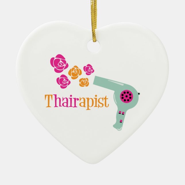 Thairapist Keramik Ornament (Vorne)