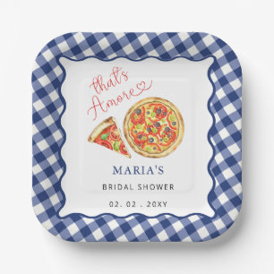 Thais Amore Italienisches Pizza Party Brautparty Pappteller