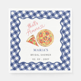 Thais Amore Italienisches Pizza Party Brautparty Serviette