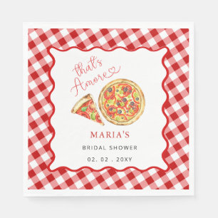 Thais Amore Italienisches Pizza Party Brautparty Serviette