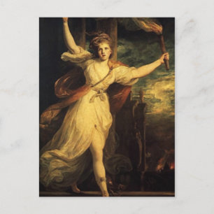 Thais of Ahens mit Tourch von Joshua Reynolds Postkarte