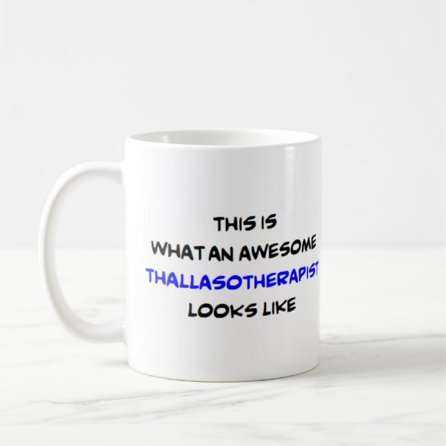 Thallasotherapeut, phantastisch kaffeetasse (Links)