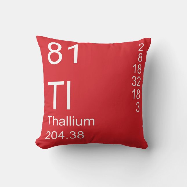 Thallium Kissen (Vorderseite)