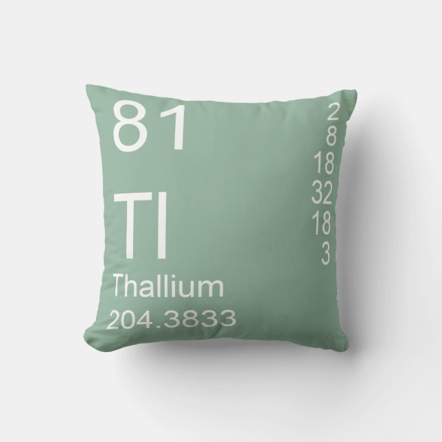 Thallium Kissen (Vorderseite)