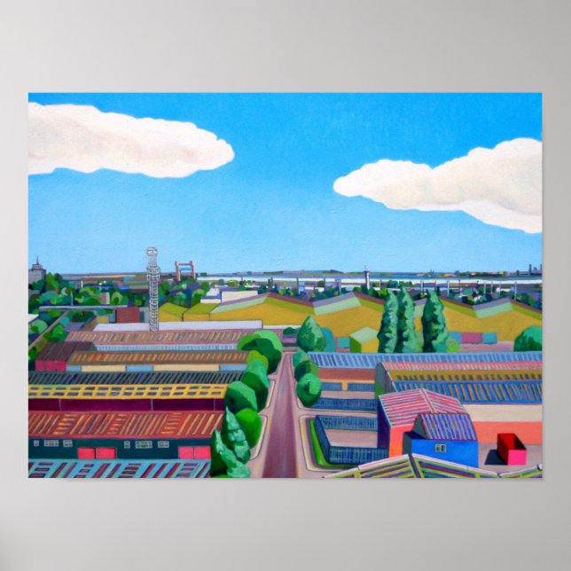 Thames Gateway Sommer Poster (Vorne)