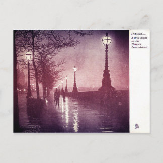 Thames River London Postkarte
