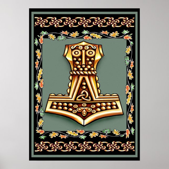 Thammer Hammer Poster Print (Vorne)