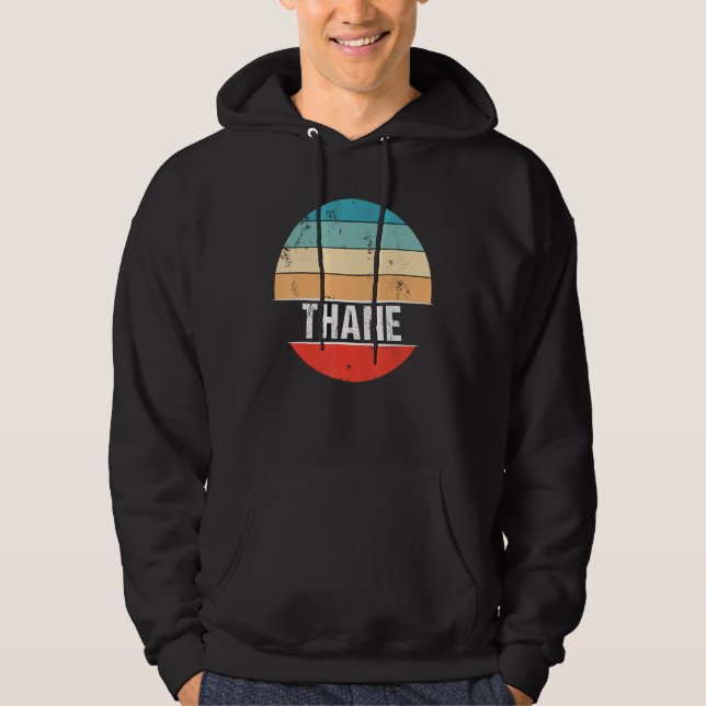Thane Indien Stadt Trip Hoodie (Vorderseite)