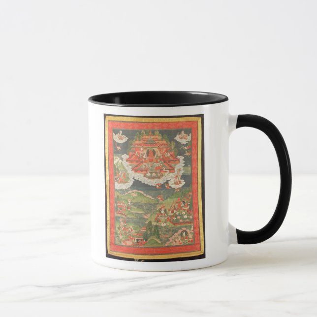 Thangka des Paradieses von Amitabha Tasse (Rechts)