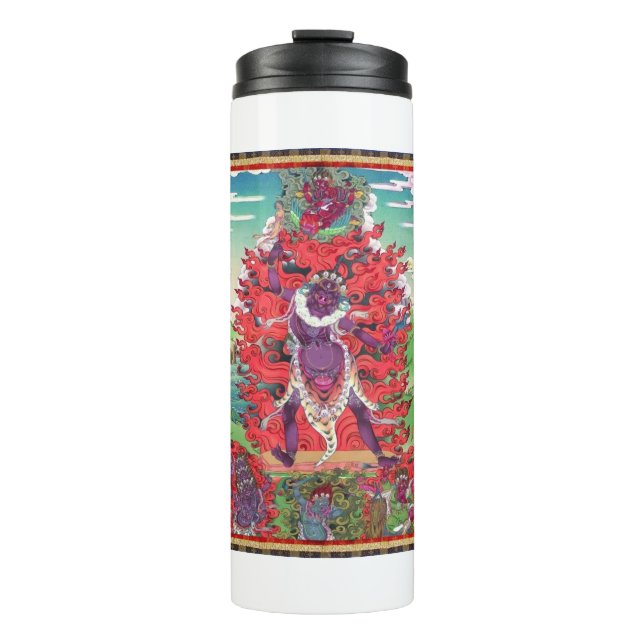 Thangka Ekajati Art Thermosbecher (Vorderseite)
