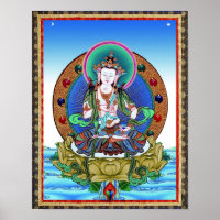 Thangka Vajrasattva Tattoo Mandala Print