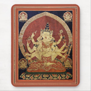Thangka von Guhyasamaja Akshobhyavajra Mousepad