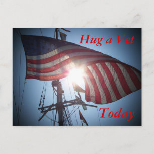 Thank a Vet Postkarte