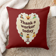 Thank a Worker Today Vintage Style Appreciation De