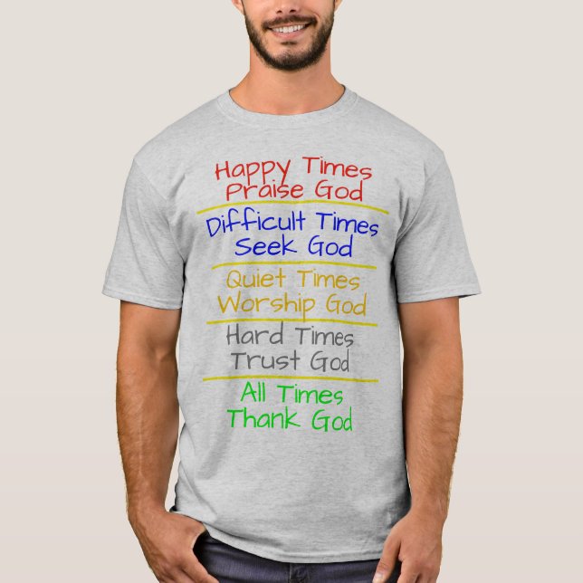 Thank God T-Shirt (Vorderseite)