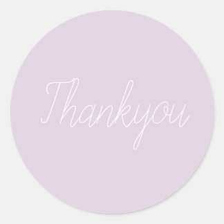 thank youシール runder aufkleber