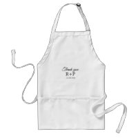 Thank you add couple name initial letter text date