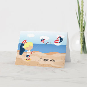 Thank You beach independence day party Dankeskarte