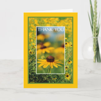 Thank You - Black-Eyed Susans Greeting Card Dankeskarte