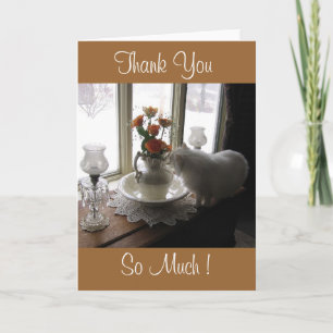 Thank You Bugsy/rosa Orange Dankeskarte