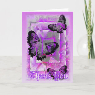 Thank You Butterfly Wishes by Valxart Dankeskarte