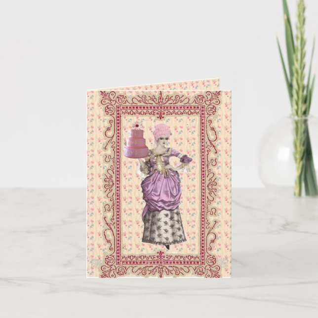 Thank you cake notecard dankeskarte (Vorderseite)