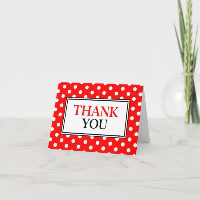 Thank You Card Ankündigung (Vorderseite)