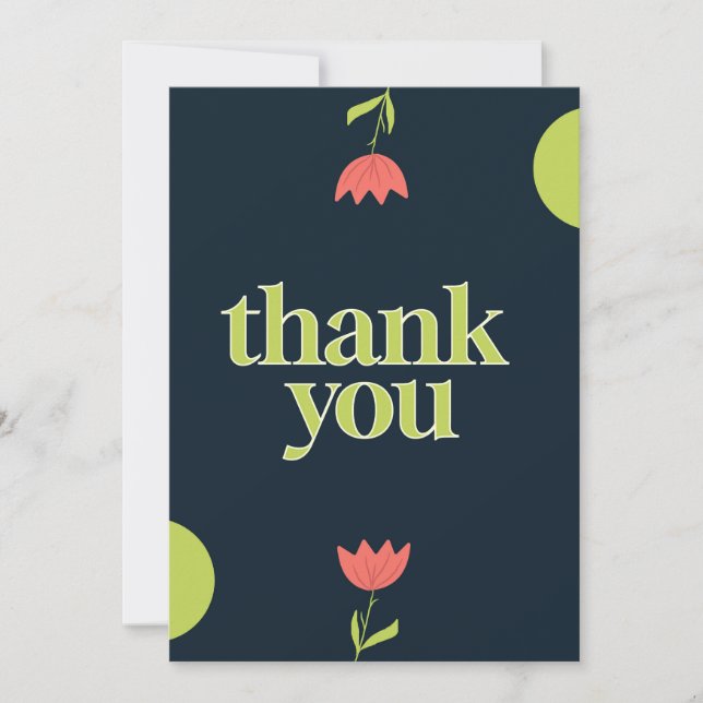 Thank You Card  Dankeskarte (Vorderseite)