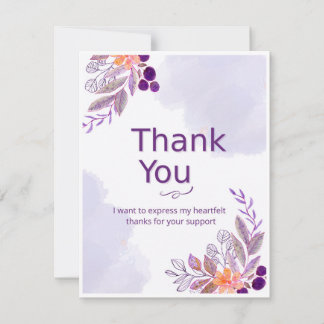 Thank You Card Dankeskarte