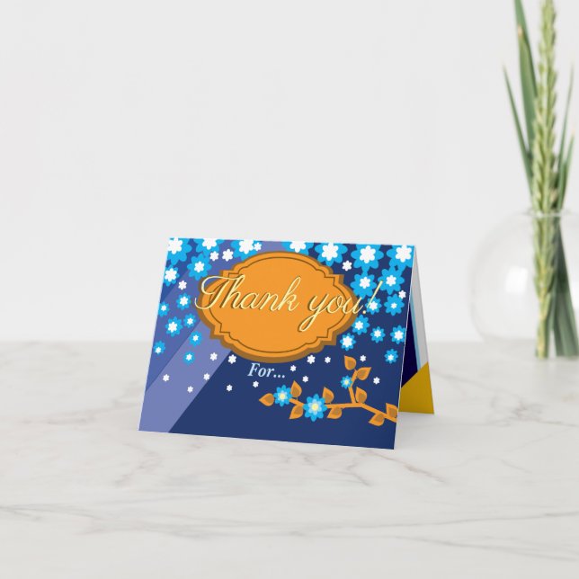 Thank you card dankeskarte (Vorderseite)