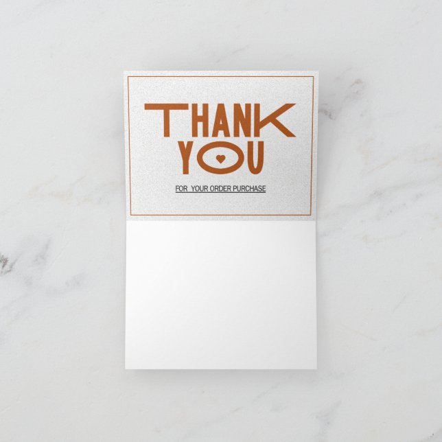 Thank You Card Dankeskarte (Innenseite)