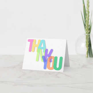 Thank You Card Editable Template (Blank) Dankeskarte