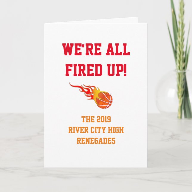 Thank You Card For Basketball Coach Dankeskarte (Vorderseite)