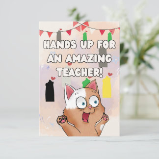 Thank you card for teachers dankeskarte