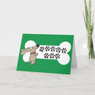 Thank You Card from the Dog Dankeskarte