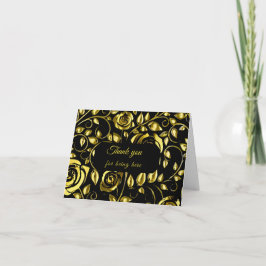 Thank you card-Midnight Elegance collection Dankeskarte