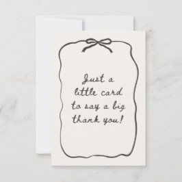 THANK YOU CARD MODERN DANKESKARTE