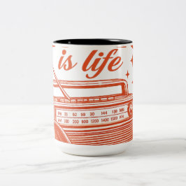 thank you card zweifarbige tasse