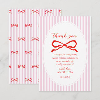 Thank You Cards Baby's first birthday.  Dankeskarte