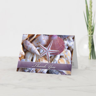 Thank You Clam Shells Card Dankeskarte